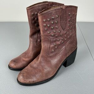Donald Pliner Baila Studded Bootie. Size 8.5.